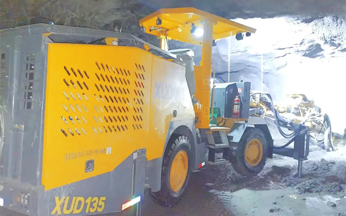 掘進鐵礦！徐工掘進鉆車硬核施工