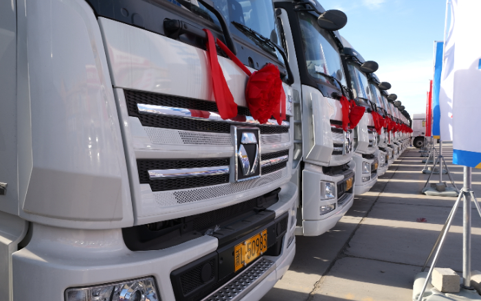 低碳先鋒！徐工天然氣牽引車批量交付西北客戶