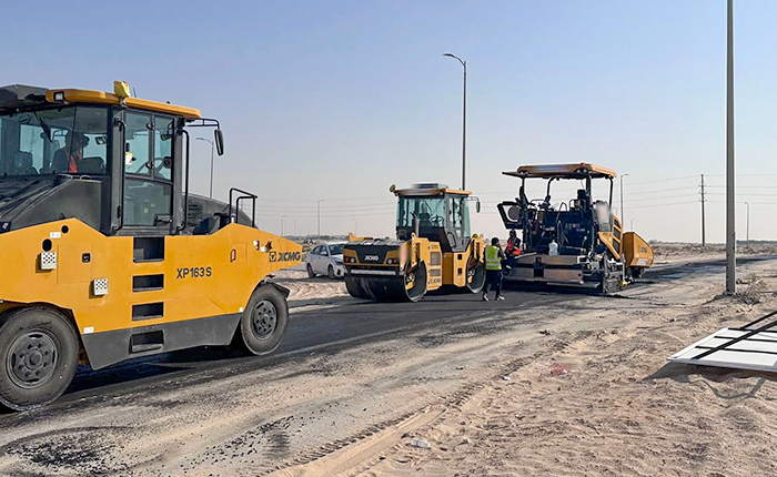 徐工成套化道路設(shè)備助力沙特2030愿景！